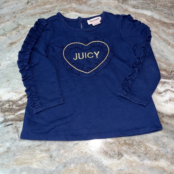 Juicy Couture Size 3T Navy and Gold - Picture 1 of 5